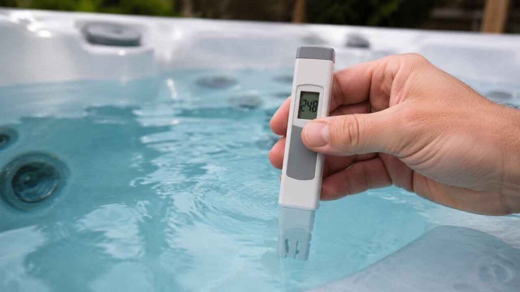 Messung der Wasserqualität mit einem TDS-Stift